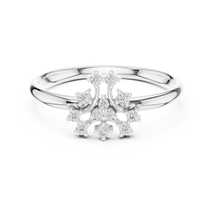 Zingora jewels 10K Elegante anillo de uso diario con piedras de cristal - Product Image 3