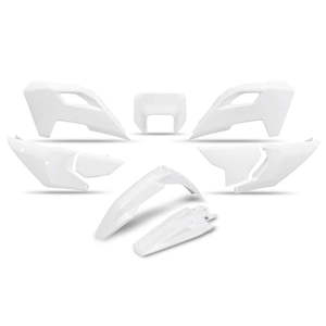 Husqvarna FE 350 2024-Kit di plastica 2025 con supporto faro bianco 040 accessori moto - Product Image 1