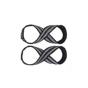 Logo personnalisé de haute qualité sangles de poignet en néoprène Figure 8 Design pour entraînement de gymnastique dynamophilie haltérophilie Fitness sécurité - Product Image 1