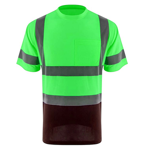 เสื้อยืดทำงานสะท้อนแสงสำหรับงานก่อสร้าง ขายดี ราคาส่ง - Product Image 5