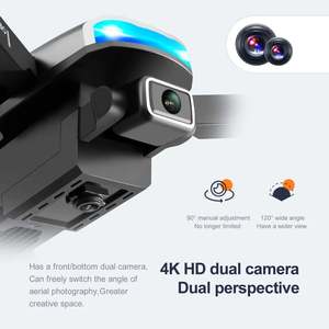 Quadricoptère de course S85 5G avec caméra HD 4K réelle, fonction Suivi Intelligent, WiFi FPV, évitement d'obstacles, GPS et télécommande pour drones commerciaux - Product Image 3