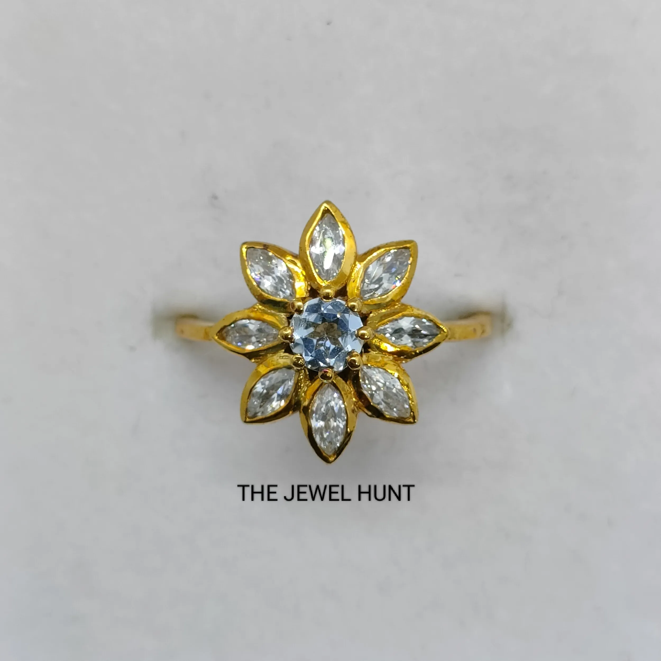 925 Серебряный Синий Аквамарин круглый камень дизайнерское кольцо для женщин синий драгоценный камень ювелирные изделия Свадебные обручальные Подарочные Кольца