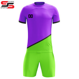 Uniforme de fútbol azul y blanco juvenil personalizado, camiseta de árbitro de fútbol vintage, uniformes de alta calidad para conjuntos de equipos - Product Image 5