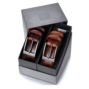 Wholesale Fashion <b>Men's</b> Casual Adjustable Steel Buckle 100% Genuine Leather <b>Belts</b> Waterproof Customizable Luxury OEM Serviced - Product Image 3