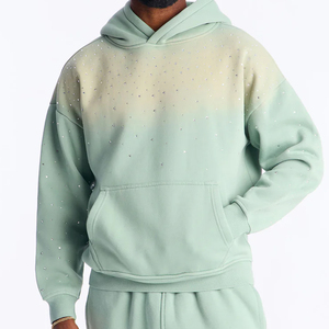 Sudadera con Capucha de Alta Calidad con Degradado de Color, Impresión de Moda Urbana, Transpirable, para Invierno, Venta al por Mayor, Logotipo Personalizado para Hombre 2026 - Product Image 6
