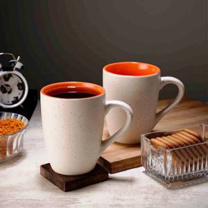 Taza de café 300ml Amarillo Más vendidos Juego de servidor de ensalada de madera y resina y utensilio Artículos hechos a mano - Product Image 4