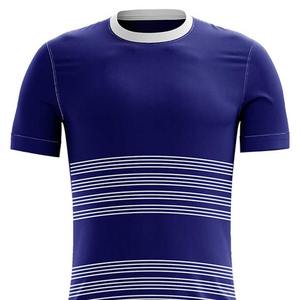 Camiseta de fútbol de poliéster 100%, uniformes de fútbol de entrenamiento deportivo transpirable, conjunto de ropa de fútbol de secado rápido para hombres - Product Image 4