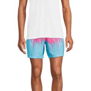 Bajo MOQ Impreso Pantalones cortos de playa Pantalones de natación Hombres Trajes de baño Personalizado OEM Pantalones cortos de baño Traje de baño para adultos - Product Image 5