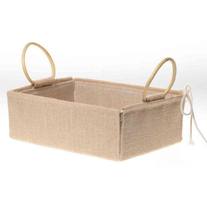 Plateau de service en jute fabriqué à la main plateau de service en jute de haute qualité élégant pour la maison, l'hôtel et la cuisine. - Product Image 1
