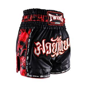 Pantalones Cortos de Muay Thai Premium Twins Hechos con Tela Satén, Cintura de Artes Marciales OEM, Diseño Elegante, Perfectos para Luchadores y Atletas - Product Image 2