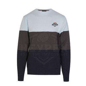 Vente en gros de sweats en coton pour hommes sweat-shirt à col ras du cou et à manches longues broderie personnalisée sweat-shirt d'hiver à motif uni pour hommes - Product Image 1
