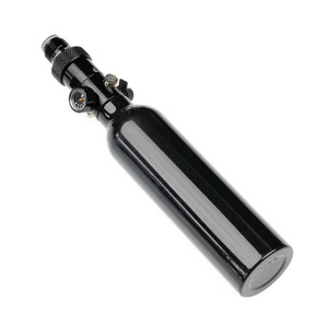 Regulador de Tanque de Aire para Paintball 3000 psi 4500 psi 48ci 68ci 77ci con Válvula de Llenado, Desconexión Rápida y Manómetro - Product Image 6