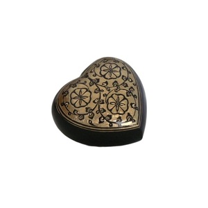 Urne funéraire en laiton de haute qualité avec support urnes funéraires en métal fini de couleur gris clair - Product Image 5