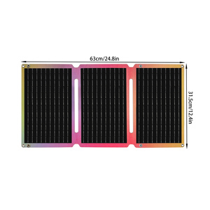 Panel Solar Monocristalino Plegable de 40W 18V con Salida USB - Product Image 1