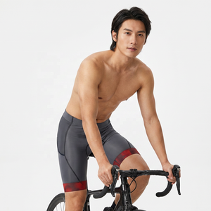 Men's Fitted <b>Cycling</b> <b>Shorts</b> With 3D Cushion <b>Pad</b> Quick Dry Spandex Polyester Red Brief Length - Product Image 5