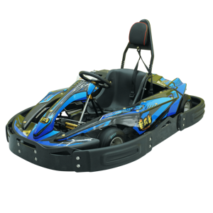 Consumo de combustible 5L/100KM 4 tiempos 200cc Go Karts GX200 Motores Gasolina Go Kart Adultos 13 + años, Azul