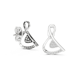 Pendientes de Oro Amarillo de 14K con Diamantes Redondos Cultivados en Laboratorio para Mujer |   Regalo de Aniversario |   Diamante Cultivado Nuevo - Product Image 6