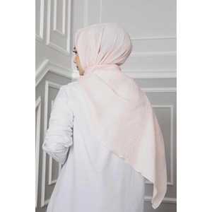 Voile et masque plissés rose poudré pour la protection solaire - Product Image 3