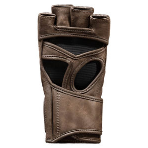 Professional High Quality MMA <b>Gloves</b> Customizable Brown Hybrid Leather PU Eco-Friendly Breathable <b>Touchscreen</b> Printed Logo Four - Product Image 2