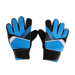 Gants de gardien de but de football personnalisables de haute qualité en cuir respirant en Latex PU pour l'entraînement avec une excellente protection des doigts - Product Image 1