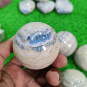 Bola de esfera de Rodocrosita azul de alta calidad Natural exclusiva, piedra de Scheelite, venta a granel, forma de mezcla de cristal suave, boda popular - Product Image 4