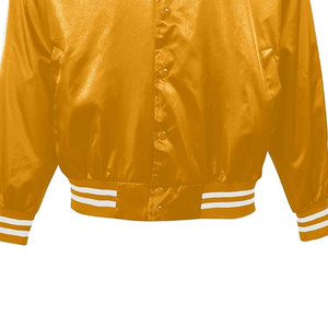 แจ็กเก็ตบอมเบอร์สำหรับผู้ชายผ้าซาตินระบายอากาศได้ดีเสื้อแจ็กเก็ตบอมเบอร์สำหรับกีฬาและสันทนาการ - Product Image 3