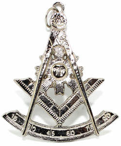Bijoux de collier maçonniques les plus vendus Blue Lodge Bijou d'insigne maçonnique plaqué or sur mesure - Product Image 1