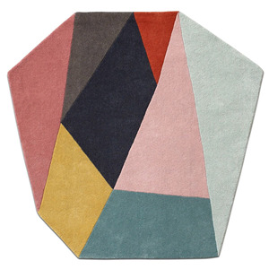 Tapis en laine fait main couleur unie poils élevés tapis moderne tufté à la main à usage domestique adapté aux animaux de compagnie - Product Image 2