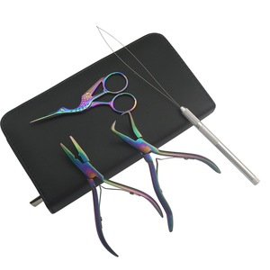 Pince d'extension de cheveux professionnelle pakistanaise pince d'extension de cheveux avec outil de fixation et de suppression des extensions de cheveux micro-anneau. - Product Image 3