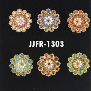 Anillo de dedo de aleación duradera para mujer, joyería de moda ajustable, boda, fiesta nupcial, informal, étnico, tradicional, venta al por mayor - Product Image 4