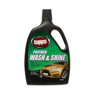 Trusted Malaysia Exporter Seller Concentrated Car Washer Tupps Polymer Wash & Shine (2 Liters) Recommended Economy Packaging