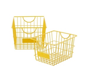 Deep Blue <b>Wire</b> <b>Basket</b> Multifunctional Metal Storage <b>Baskets</b> Acceptable Product - Product Image 3