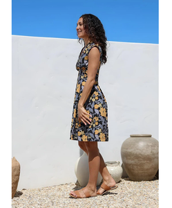 Vestido Billie de Algodón con Mangas Cortas para Mujer, con Comodidad Ligera y un Estilo Moderno para el Día a Día, de la India - Product Image 3