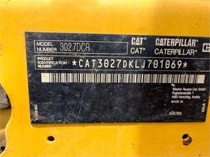 รถขุดขนาดเล็กสำหรับ302.7D แมวขนาดกะทัดรัดชั่วโมงต่ำและได้รับการดูแลอย่างดี - Product Image 5