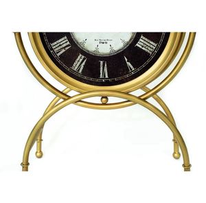 AK Brass Vòng Kim Loại Bảng Đồng Hồ Với Hấp Dẫn Đôi Đứng Trong Brass Hoàn Thành Cho Bảng Trang Trí Nội Thất/Văn Phòng Bàn Trang Trí Nội Thất - Product Image 4