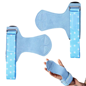 Agarraderas de Entrenamiento Personalizadas, Equipo de Ejercicio para Gimnasio, Palma de Cuero Vacuno Acolchada con Neopreno - Product Image 1