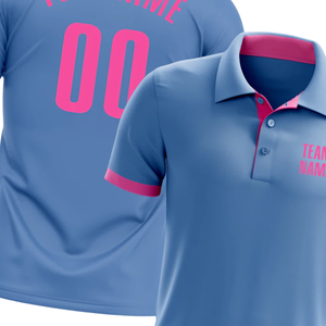 Camiseta Polo Personalizada por Sublimación con Nombre y Número del Equipo, Ropa Deportiva Personalizada, Camisetas de Equipo Impresas Personalizadas para Hombre y Mujer - Product Image 3