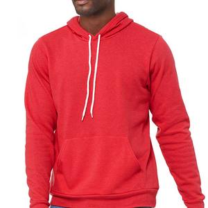 Sweat-shirt à capuche en coton et fibre de bambou, lourd, pour l'hiver, uni, teint, brodé, Independent Trading Co - Product Image 1