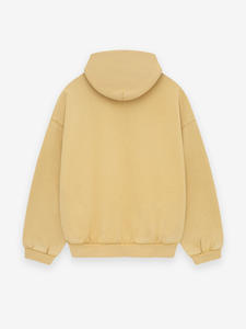 Sweat à capuche vierge essentiel surdimensionné en mélange de polyester 100% doux et léger pour hommes lavable avec teinture unie et commande en gros - Product Image 4