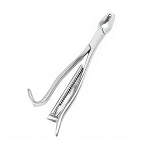 Fórceps de reducción de acero inoxidable de alta precisión, 18CM, instrumento quirúrgico ortopédico veterinario para animales, mascotas, Manual primero - Product Image 1