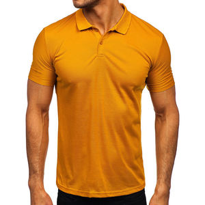 Camisetas de Polo personalizadas para hombre, Camisa lisa de 100% algodón, de manga corta, venta al por mayor - Product Image 4