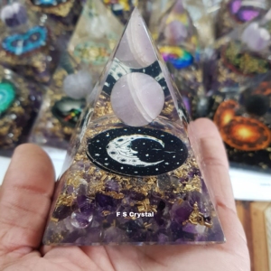 Meilleure Qualité Améthyste Orgone Pyramide Agate Gemme En Gros Directement Acheté Chez F S CRYSTAL - Product Image 1