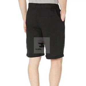 Pantalones Cortos Bermuda para Hombre de Alta Calidad con Cintura Elástica, Transpirables, de Algodón, Estilo Casual, Cintura Media, Diseño Liso, Tejido Ecológico - Product Image 5