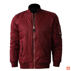 Artículo superventas 2024 chaquetas bomber de invierno de moda personalizadas para hombre tela de alta calidad con decoración de bolsillo precio al por mayor - Product Image 1