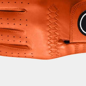 Guantes de golf deportivos, protectores, de cuero genuino, profesionales, ligeros, cómodos, transpirables, diseño para uso diario, muñequera ajustable - Product Image 6