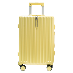 Valise en aluminium robuste pour ordinateur portable, cadre en aluminium, anti-rayures, roues silencieuses, fabricant de bagages de luxe pour femmes, voyage 20 24 28 - Product Image 3