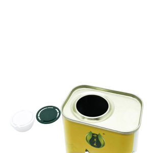 Square Shape Empty Food Oil Packaging 250ml Olive Oil Metal <b>Tin</b> Cans - Product Image 6