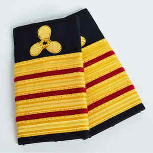 Épaulettes en coton doux/nylon/polyester pour vestes, décoration d'épaule lisse pour vêtements modernes, couleur et taille personnalisées - Product Image 1