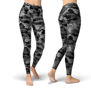 Leggings de sport pour femmes, blanc, bordure, super doux, haute élasticité, coton, fibre de bambou, denim, respirant, séchage rapide, fitness, gym - Product Image 2