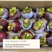 Premium LQF Diepvries Mangosteen Vietnam Hele Vruchten Zoete Smaak Vacuüm Verpakt Groothandel Leverancier KMI Merk 24 Maanden Houdbaarheid